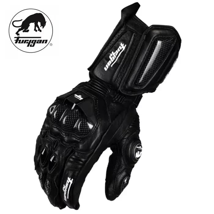 Furygan AFS10 gants de course de moto en cuir de fibre de carbone