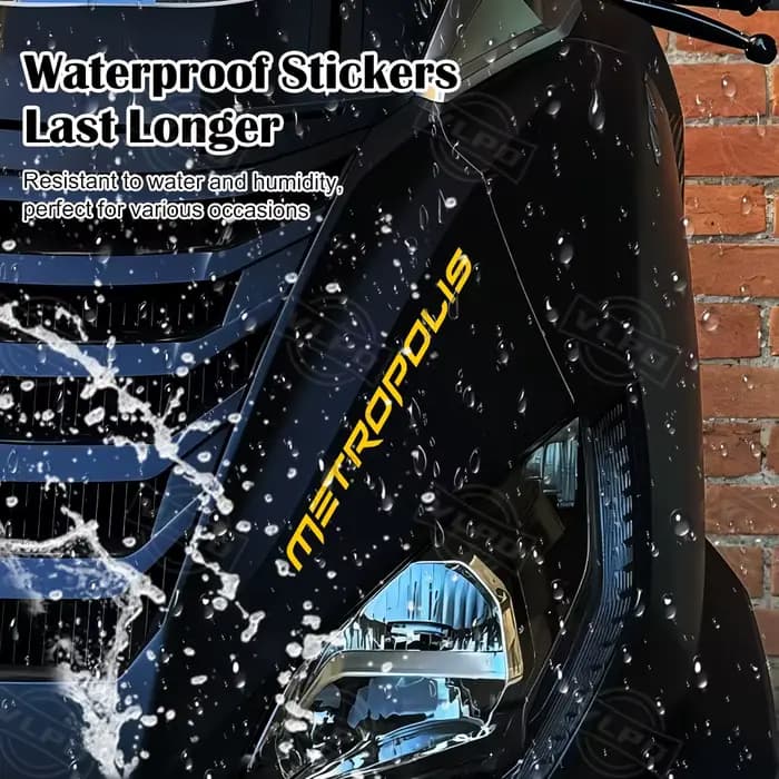 Autocollants Laser imperméables pour moto