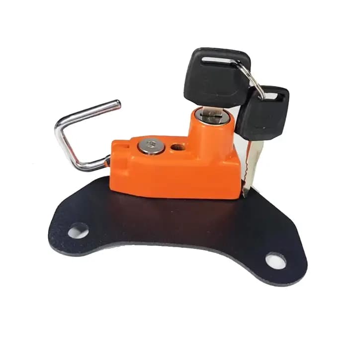 Serrure de casque avec mot de passe pour moto