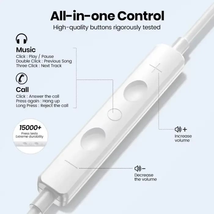Écouteurs filaires originaux pour iPhone 17 16 15 Pro Max, écouteurs intra-auriculaires 14 13 12, casques pour Samsung Xiaomi, accessoires