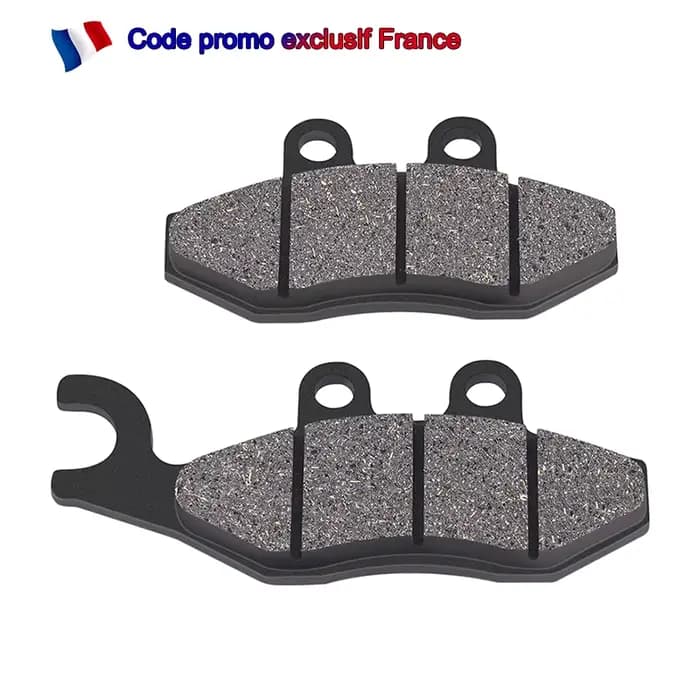 Plaquettes de frein avant et arrière de moto
