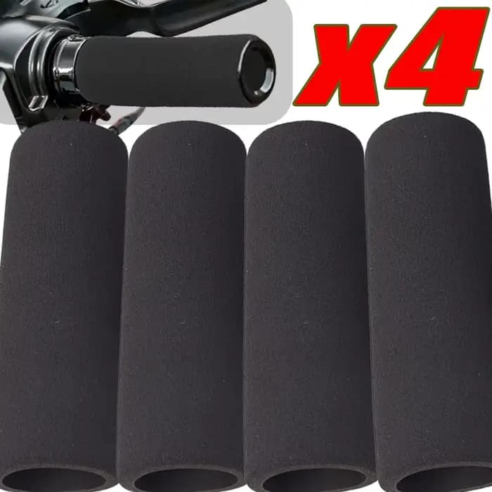 Couverture de poignée en mousse noire antidérapante pour Modification de moto