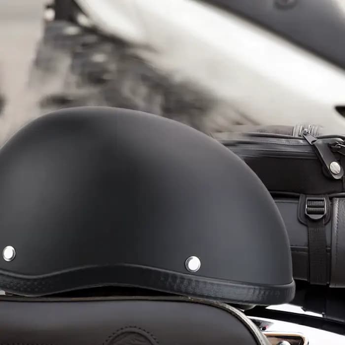 Casque de moto ultraléger unisexe rétro Vintage