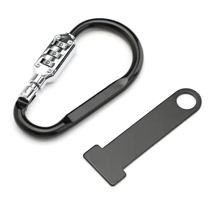 Boucle de verrouillage pour casque de moto et Scooter