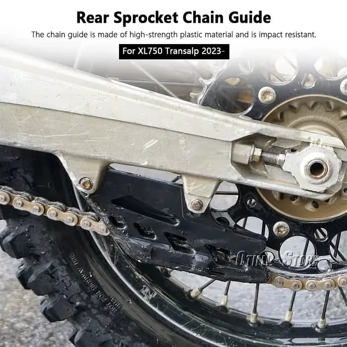 Protecteur de Guide de chaîne noir, accessoires de moto pour Honda XL 750 Transalp XL750 TRANSALP, 2023 2024, nouveau