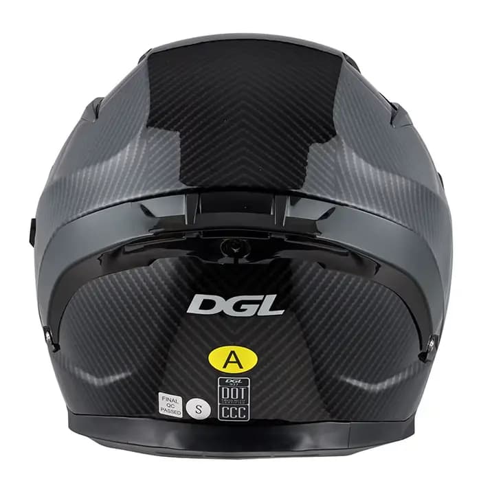 Casque de conception en Fiber de carbone 3K unisexe