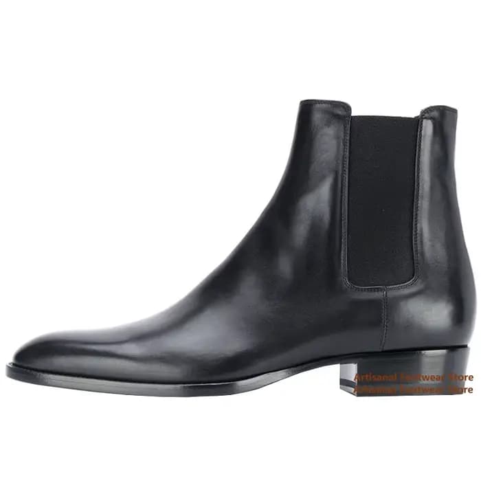 Bottes Chelsea à bande élastique pour hommes