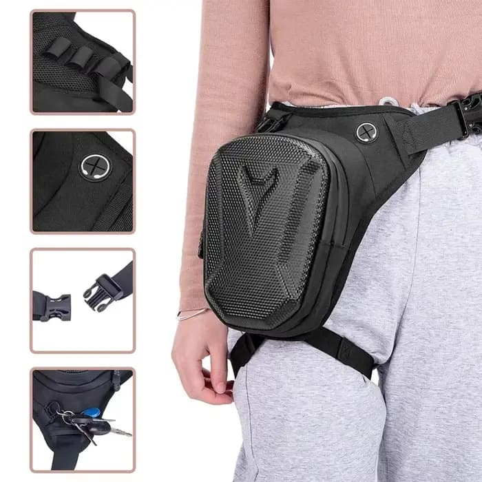 Sac latéral de jambe de moto