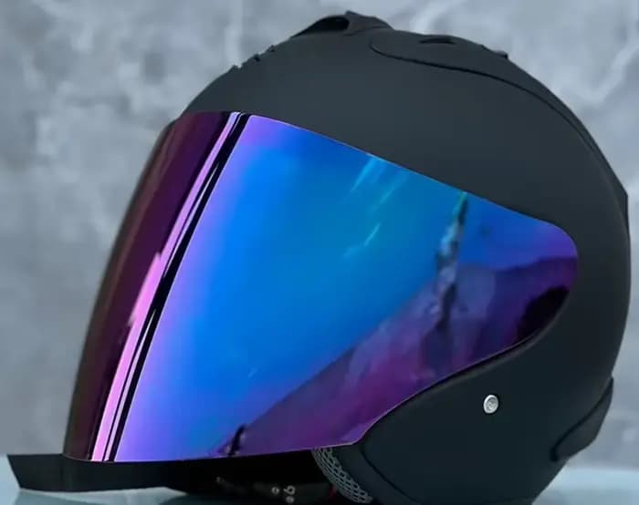 Ram4 noir mat demi-casque hommes et femmes moto tout-terrain casque d'été descente course montagne croix Casco Capacete GHZ