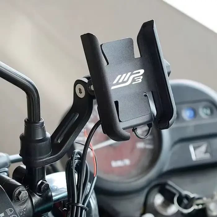 Support de téléphone portable pour guidon de moto