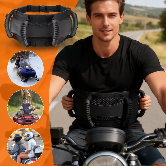 Poignée de siège arrière réglable pour moto