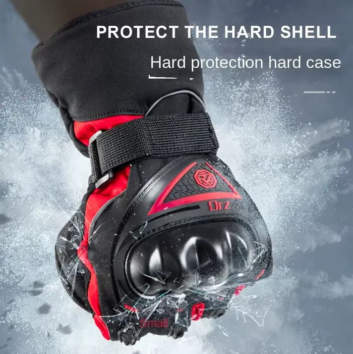 ORZ gants de Moto hiver coupe-vent chaud