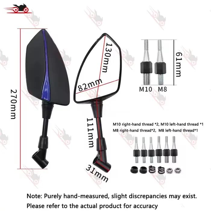Pour PIAGGIO MP3 125 250 300 400 500 moto rétroviseur réglable côté gauche droit rétroviseurs accessoires pièces