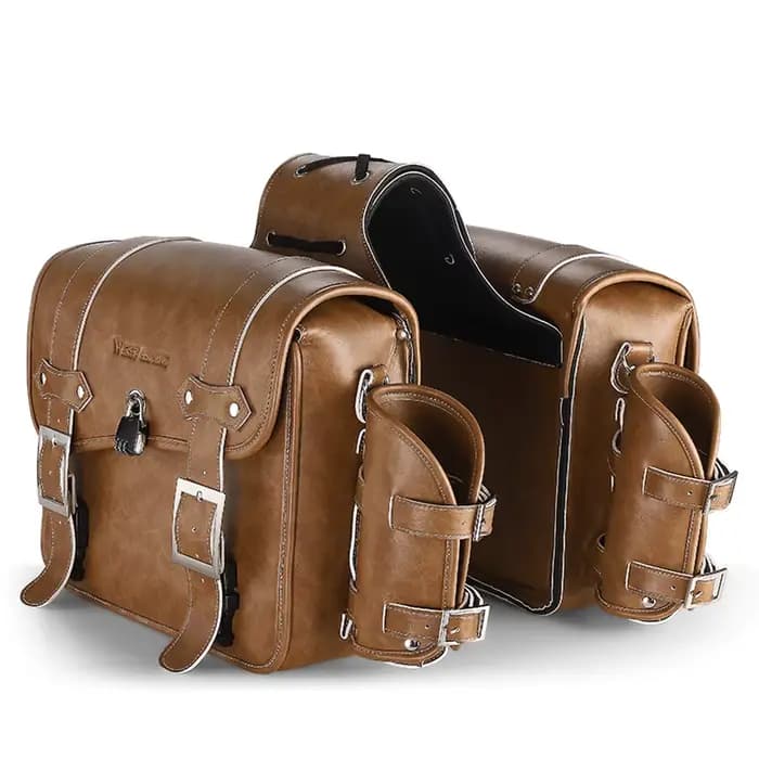 Sac Latéral Universel de Grande Capacité pour Siège Arrière de Moto