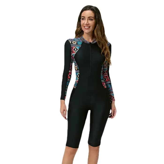 Maillot de bain femme été à manches longues combinaison combinaison de plongée femme maillots de surf Sport Style adulte maillots de bain