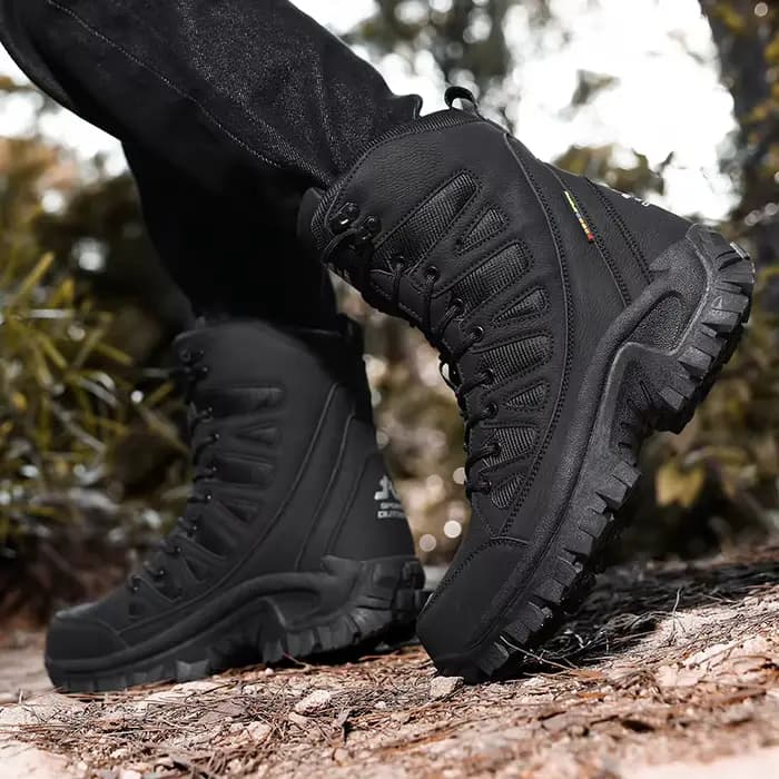 Nouvelles bottes de travail en cuir de haute qualité pour hommes