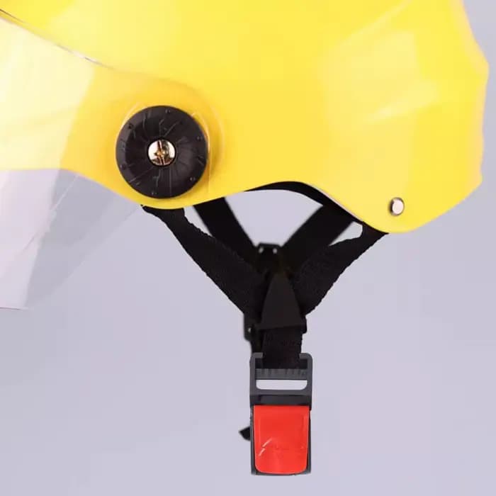 Réinitialisation de sangle de ruisseau pour casque de moto