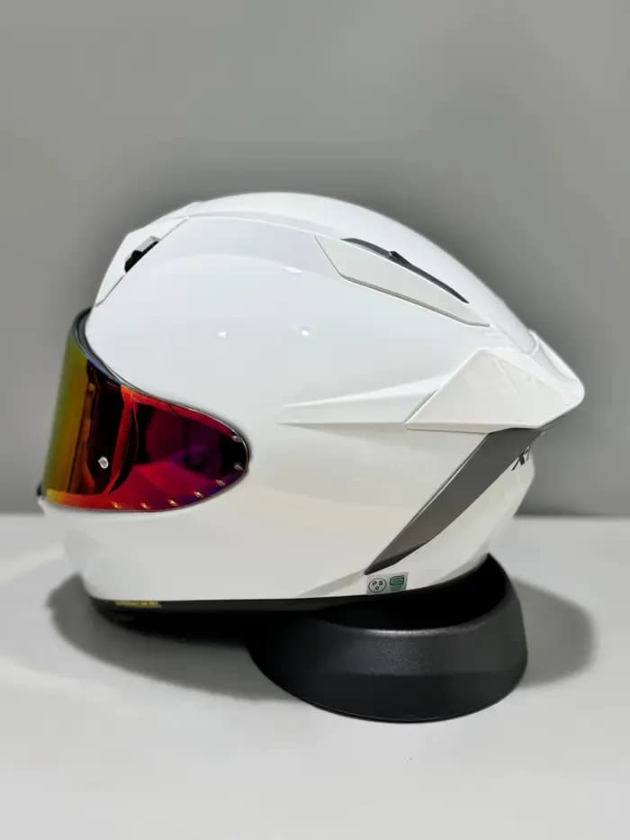 Casque De moto intégral X-15 x-fifteen X-SPR Pro blanc brillant équitation Motocross course
