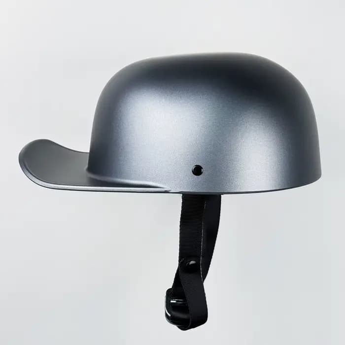 Casque de moto demi-coque rétro type bonnet