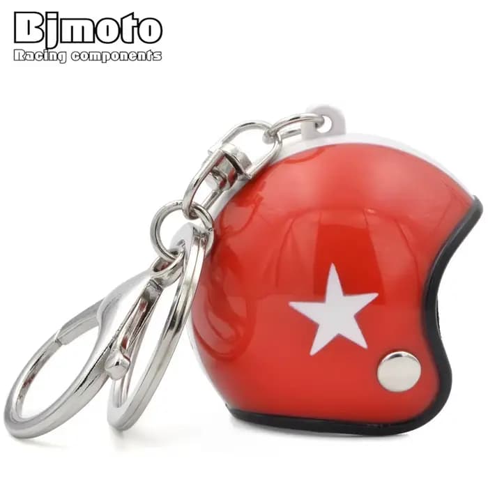 BJMOTO mode voiture moto casque porte-clés