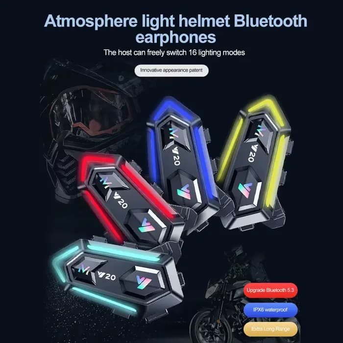 Y20 casque de moto Bluetooth