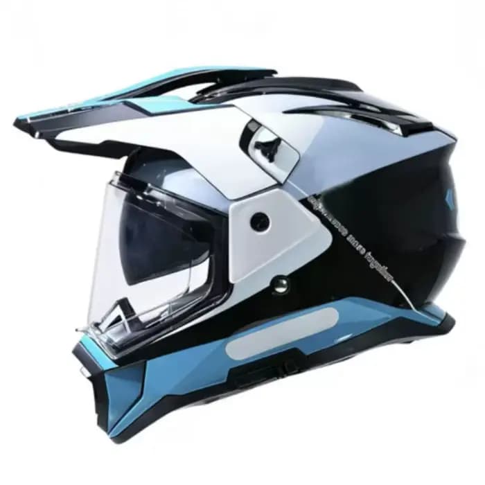 Casque de motocross à double visière