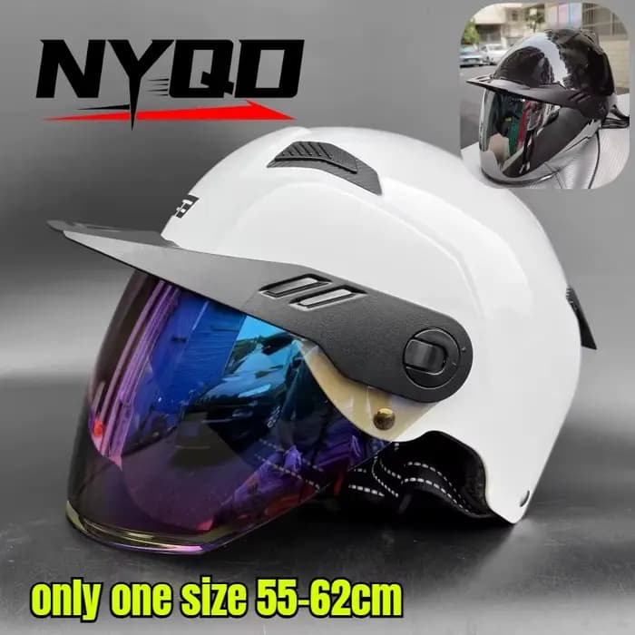 GSB – demi-casque de Moto pour hommes