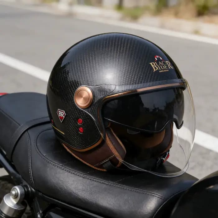 Casque de moto BEON BR20 en fibre de carbone ultra léger