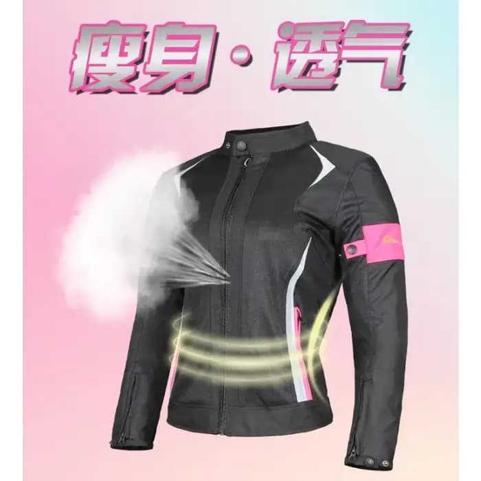 Femme Veste Moto Hurbike Équitation Armure Manteau De Protection D'été Imperméable Dame Fille Vêtements Anti-collision imbibé JK-52