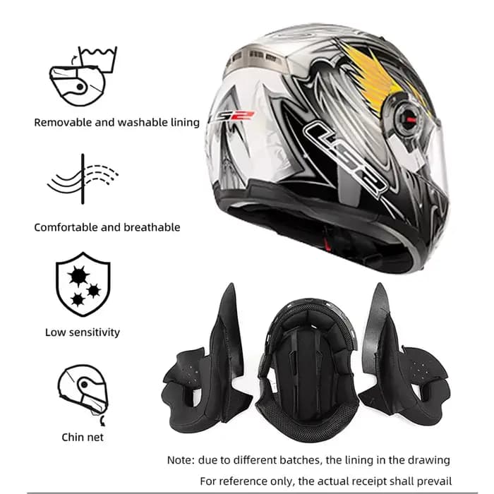 Casque de moto rabattable FFsuspec