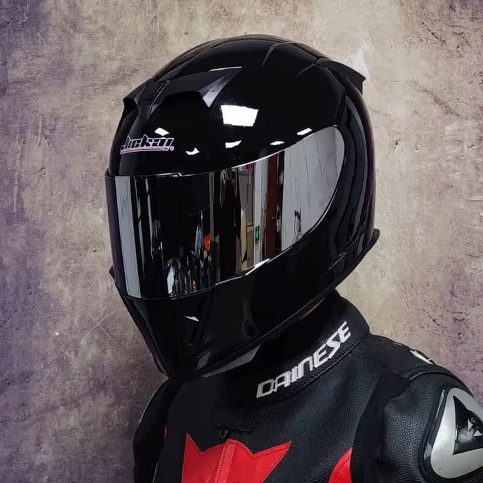 Casque de moto à double lentille avec pare-soleil intégré