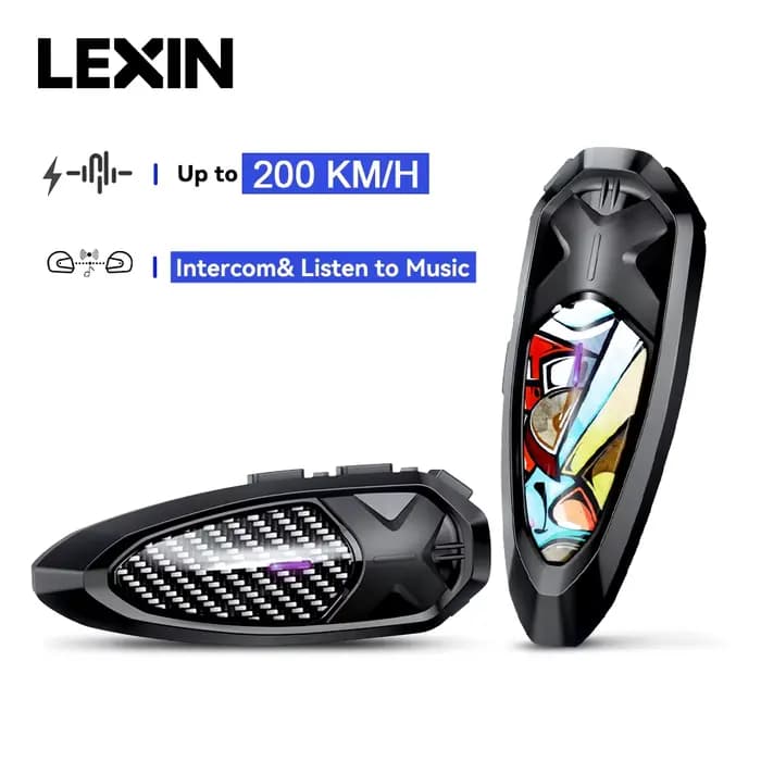 Lexin GTX interphone Bluetooth pour casque de moto