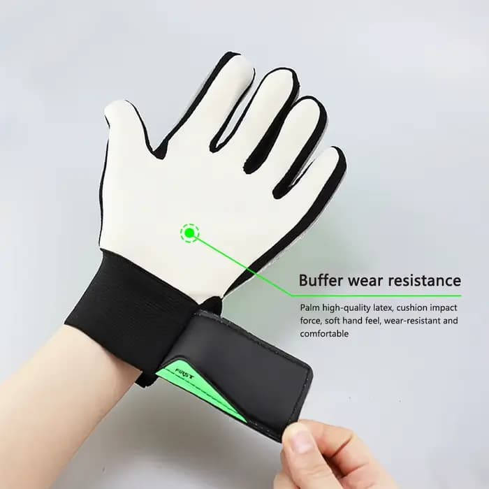 Gants de gardien de but anti-collision pour enfants, latex, PU, protection des mains, football, accessoires de football pour enfants