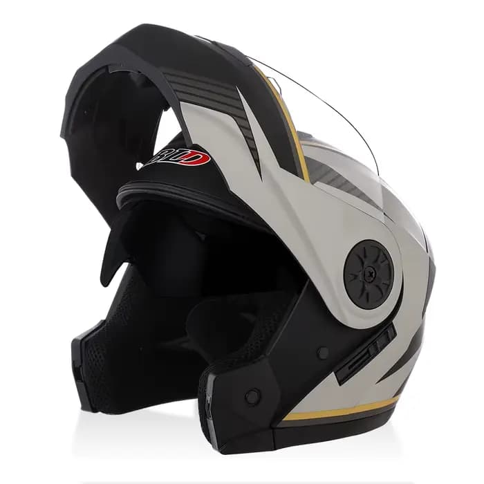 Casque de moto modulaire chaud et sécurisé pour l'hiver