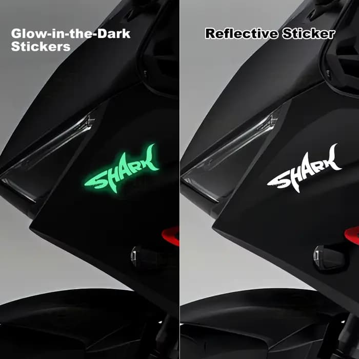 Autocollant lumineux de moto