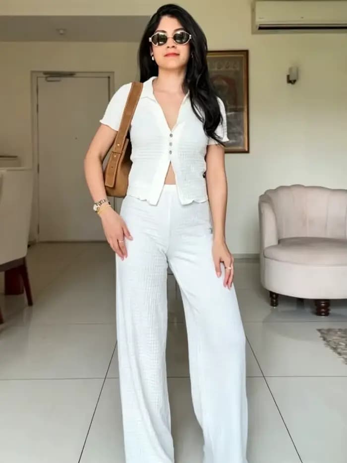 Ensemble tailleur décontracté pour femme, pantalon droit, ensemble pantalon texturé marron d'été, ensembles 2 pièces, tenues pour femme, nouveaux ensembles assortis