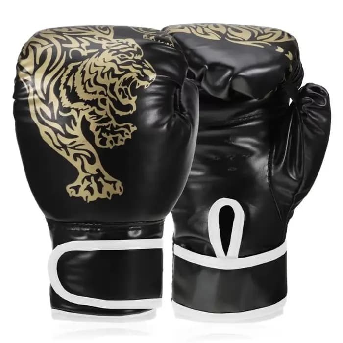 Gants de boxe respirants en cuir PU, gants de combat pour enfants, gants d'entraînement de boxe, gants de kickboxing pour la salle de sport, le sport en intérieur et en extérieur