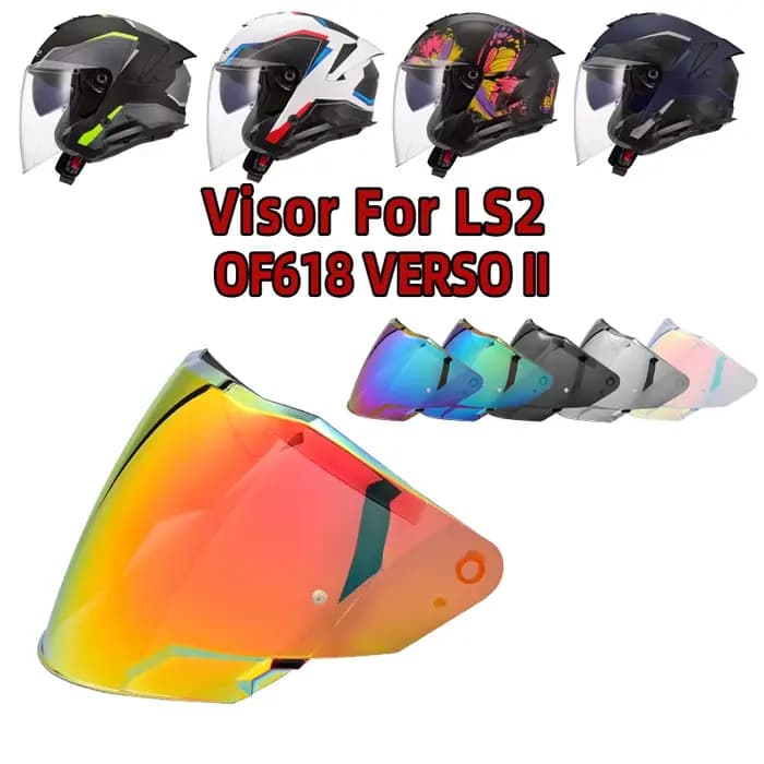 Visière de casque de moto pour LS2 OF618 VERSO II