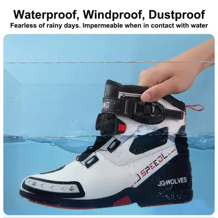Nouvelles bottes de moto hommes en plein air imperméable