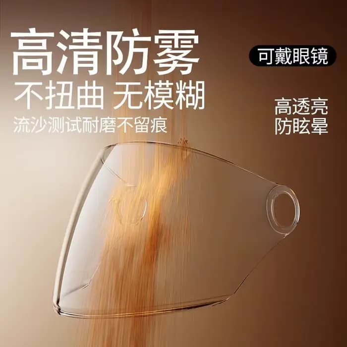 Nouveau casque de sécurité intégral léger et coupe-vent pour femme