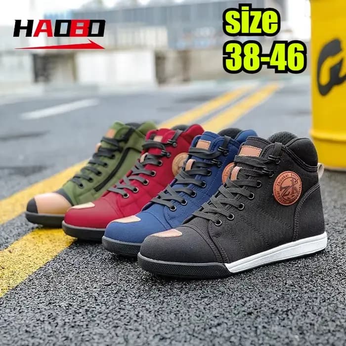 2025 bottes de moto hommes chaussures de motobiker
