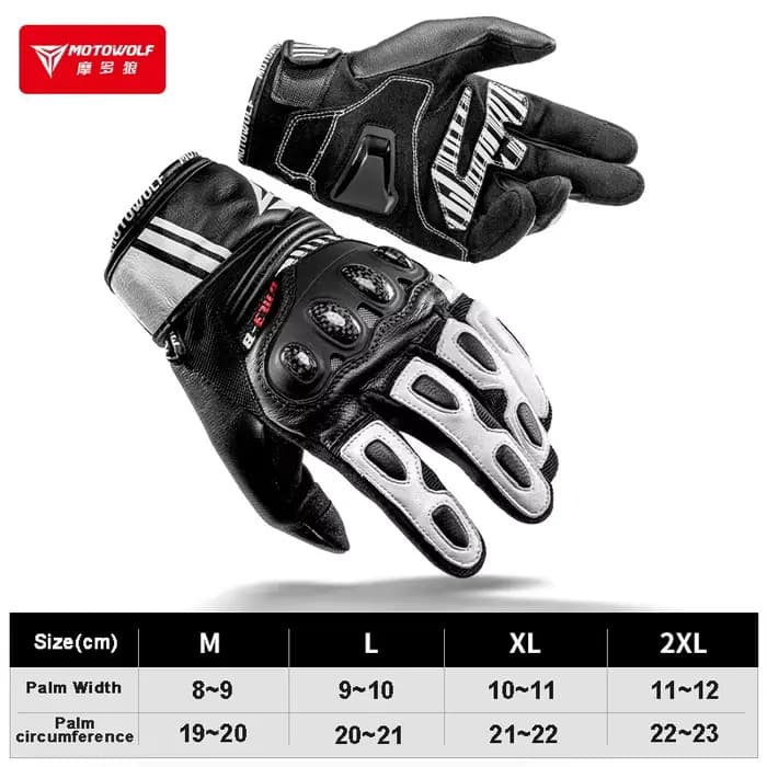 Gants de moto pour hommes