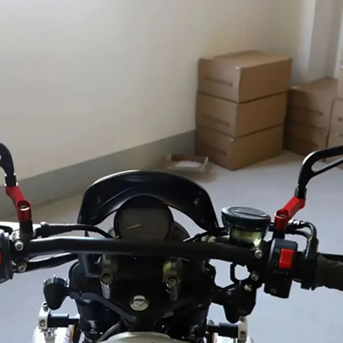 Support d'extension de rétroviseurs de moto