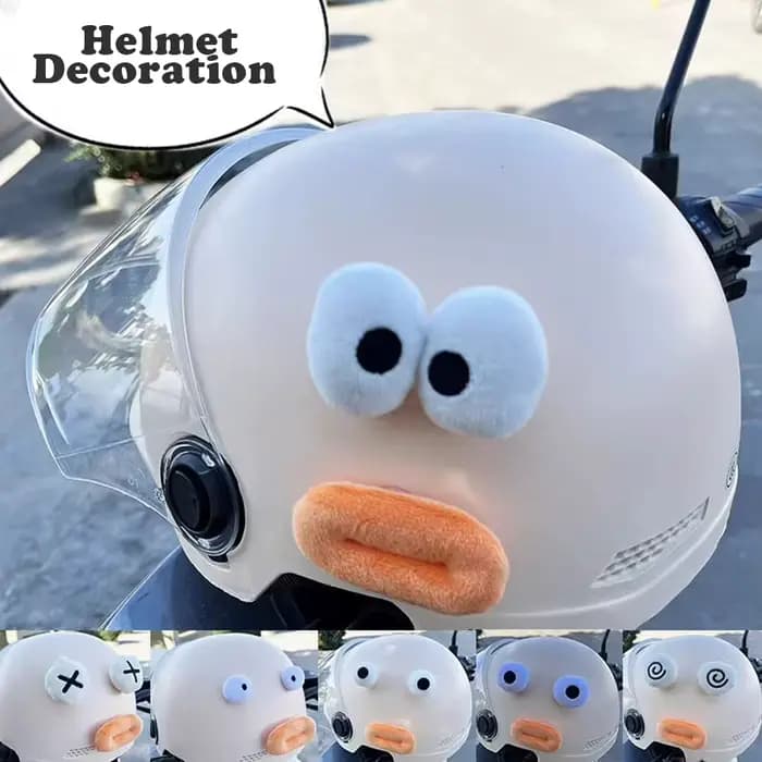 Décorations mignonnes pour casque de moto