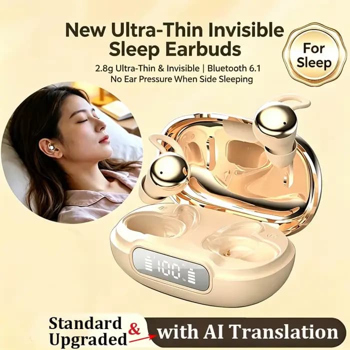 Écouteurs Bluetooth ANC à réduction de bruit avec traduction, intra-auriculaires, portables, avec affichage LED pour le voyage et le travail