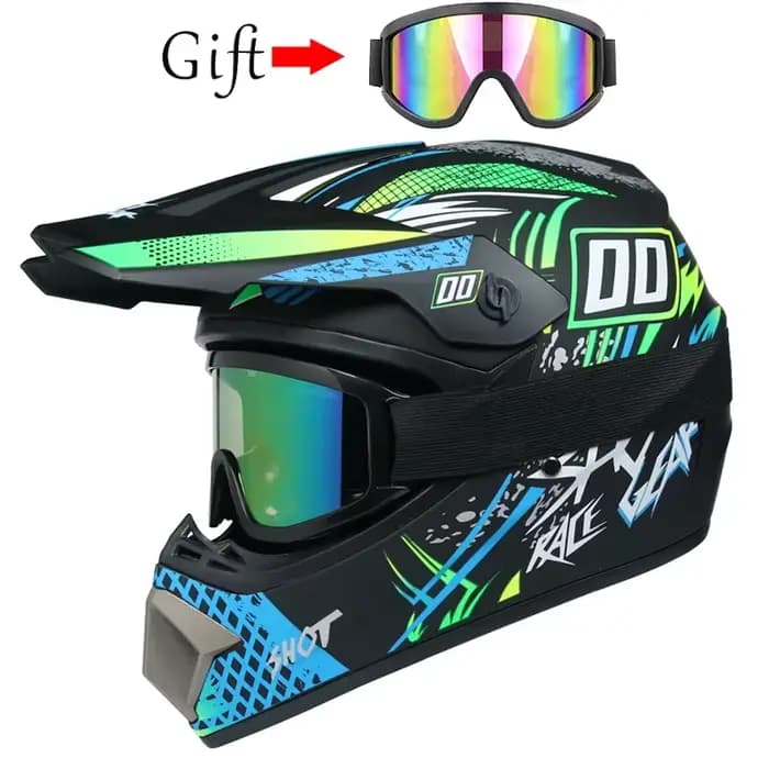 Casque de moto tout-terrain pour course