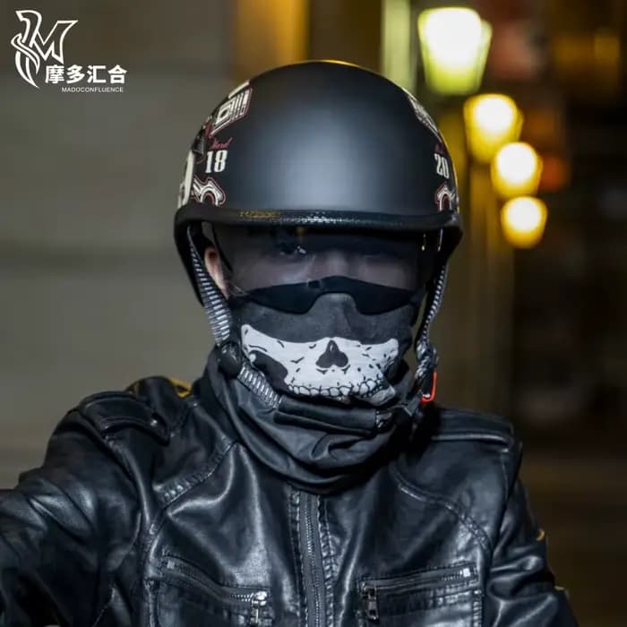 Casques de moto rétro pour hommes