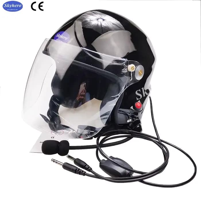 Casque de paramoteur antibruit, parapente motorisé certifié, prise 6.3, 5.2 GA