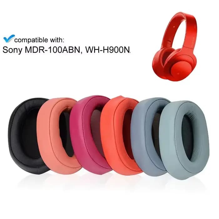WH-H900N Remplacement Oreillettes pour Sony MDR-100ABN WH-H900N Casque En Mousse À Mémoire Oreille Heart De Haute Qualité Oreillettes casque étui