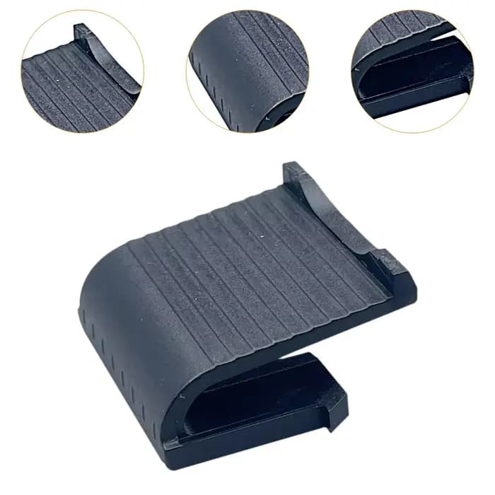 Loquet de boîte à gants noire en plastique solide